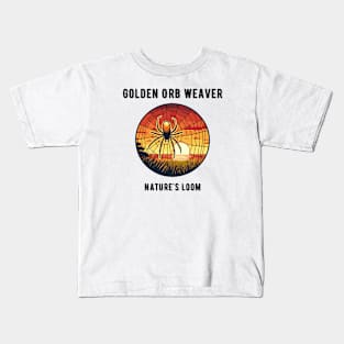 Golden Orb Weaver Arachnid Kids T-Shirt